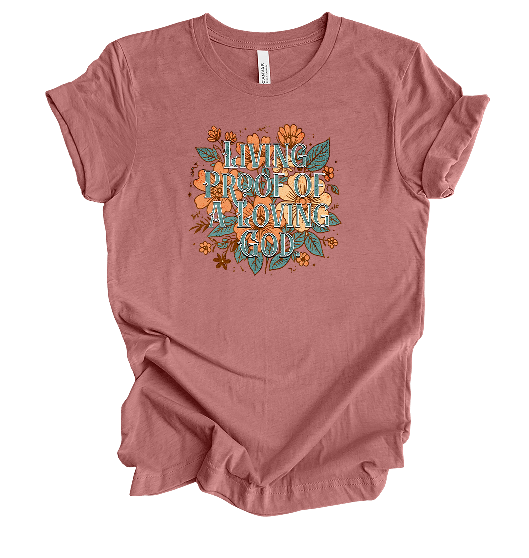 Trenz Shirt Company Fear Not Living Proof Of A Loving God Womens Christian - Bild 3 von 4