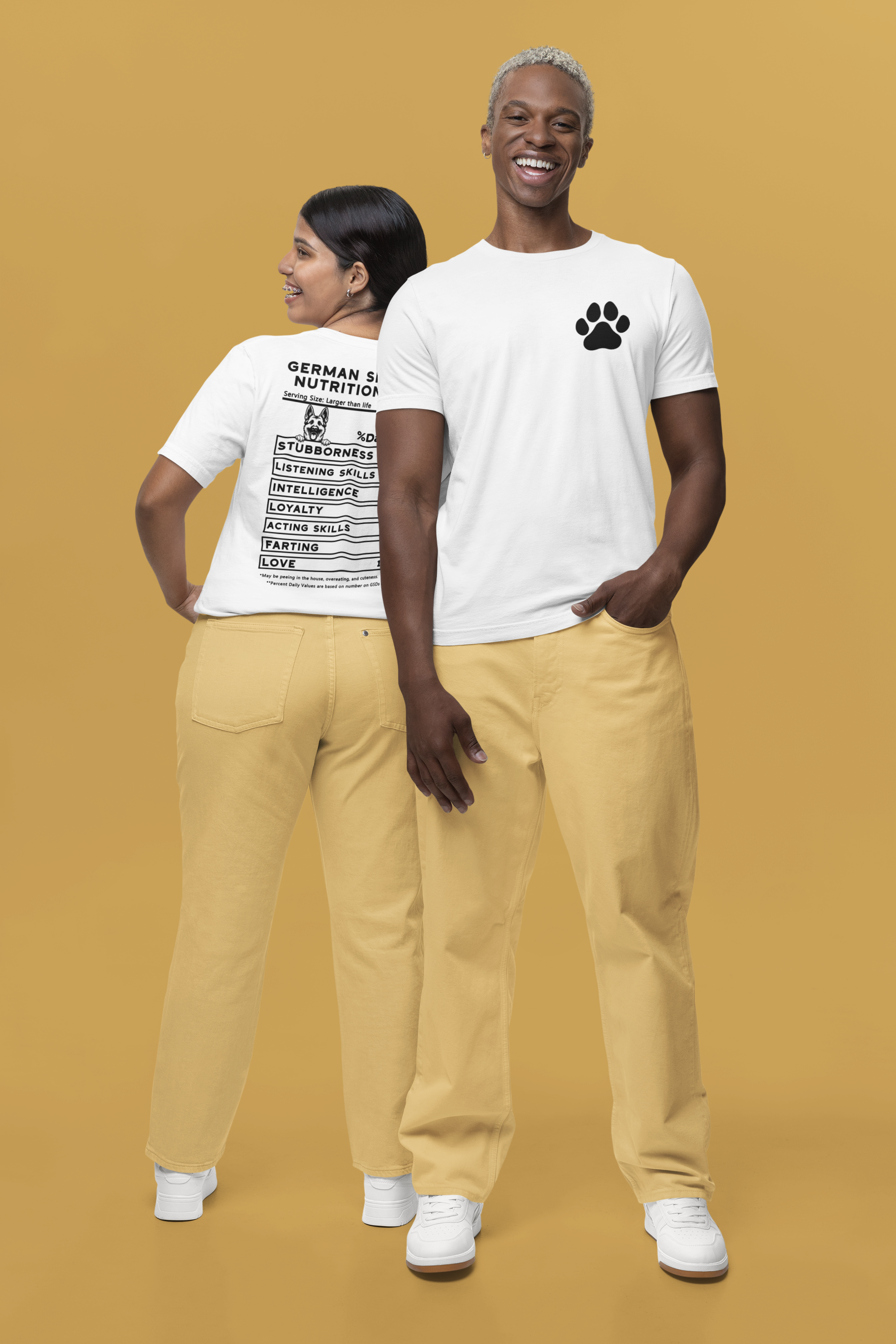Trenz Shirt Company Dog Breed Nutrition Facts Graphic Short-Sleeve T-Shirt - Picture 5 of 22