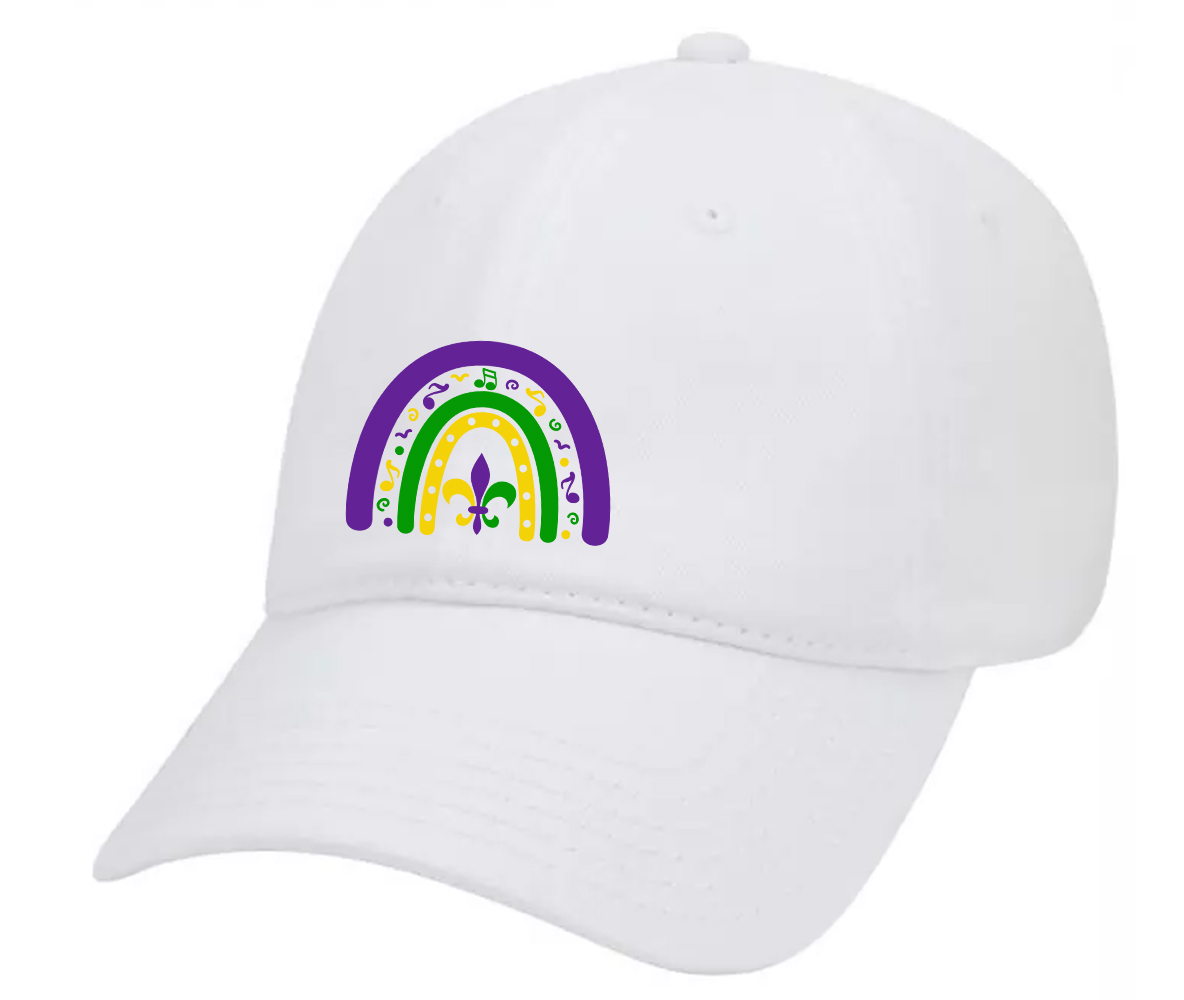 mardi gras baseball caps