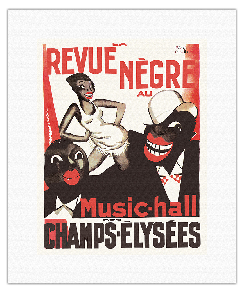 JLa Revue Negre - Champs-Elys�es Paris France - Vintage French Music Poster 1925 - Picture 8 of 25