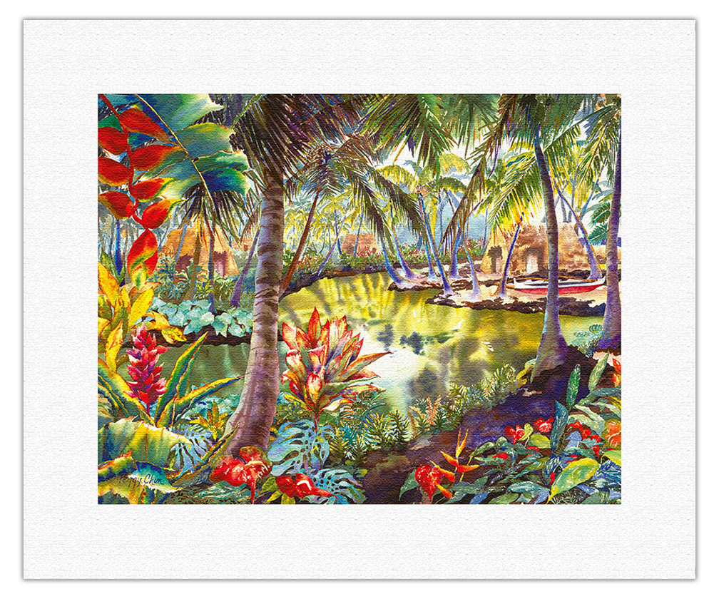 Lagoon Retreat - Hawaiian Hidden Lagoon by Peggy Chun - Picture 8 of 21