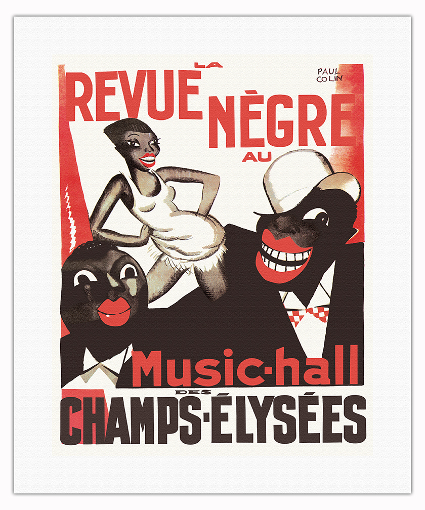 JLa Revue Negre - Champs-Elys�es Paris France - Vintage French Music Poster 1925 - Picture 9 of 25
