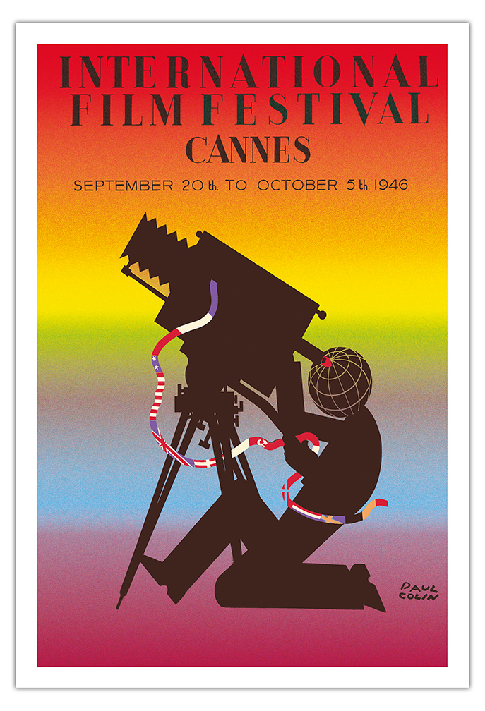 1946 International Film Festival of Cannes - Vintage Movie Poster by Paul Colin - Picture 5 of 25
