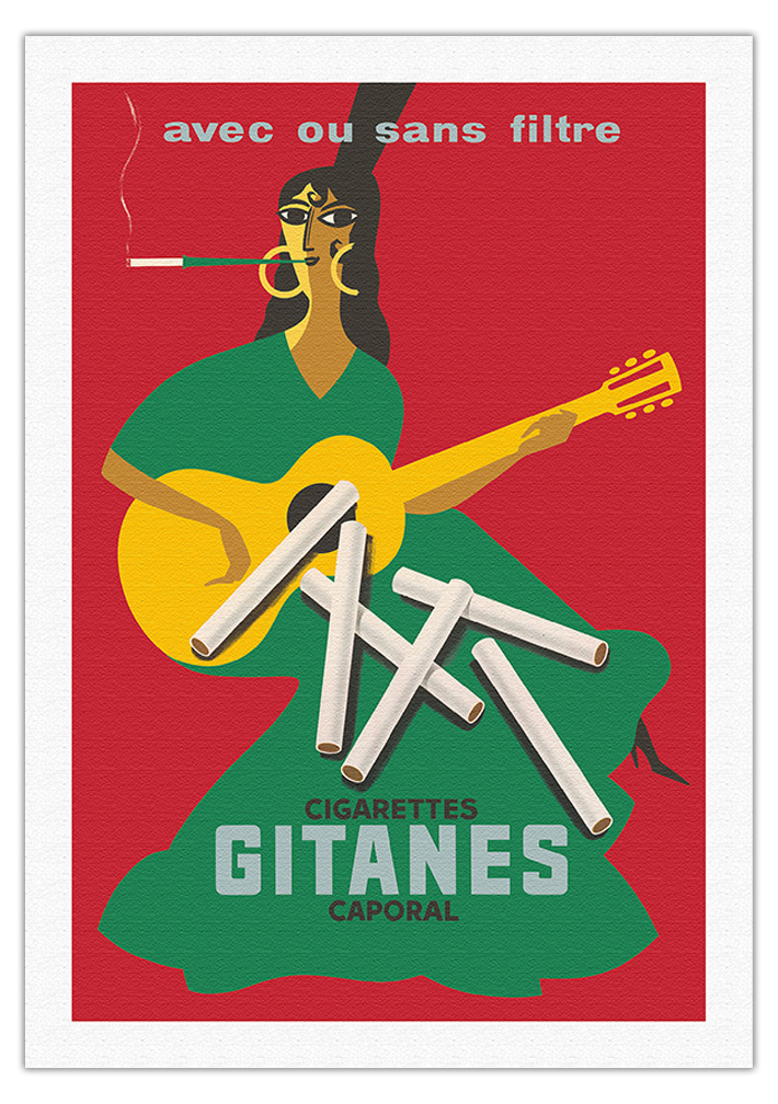 Gitanes Cigarettes - Vintage Advertising Poster by Pierre Fix-Masseau c.1920 - Picture 11 of 21
