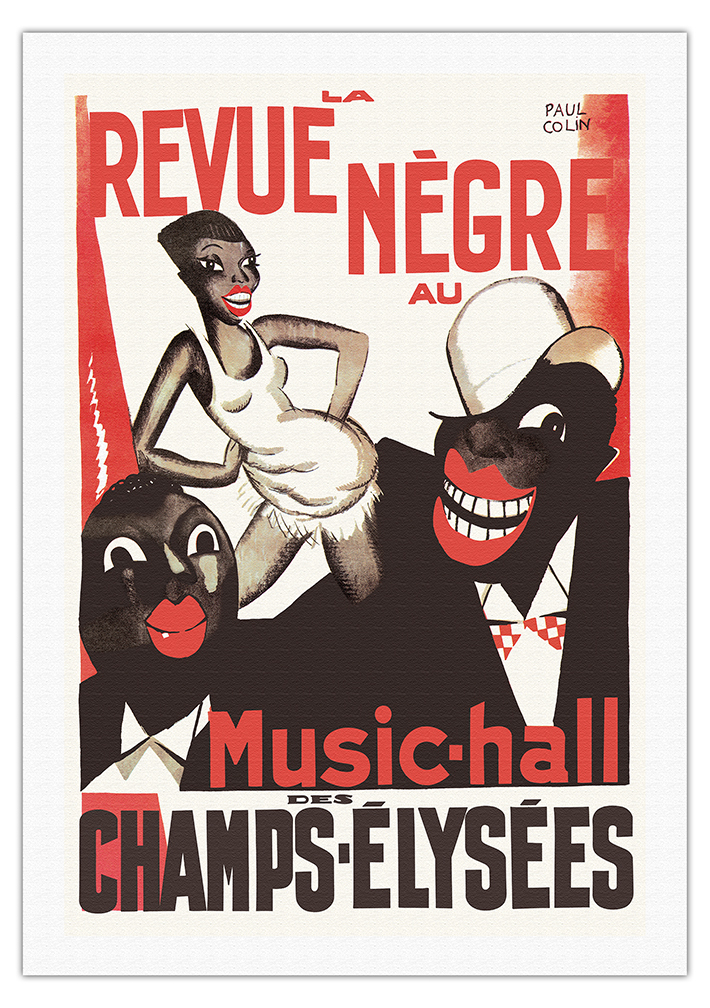 JLa Revue Negre - Champs-Elys�es Paris France - Vintage French Music Poster 1925 - Picture 11 of 25