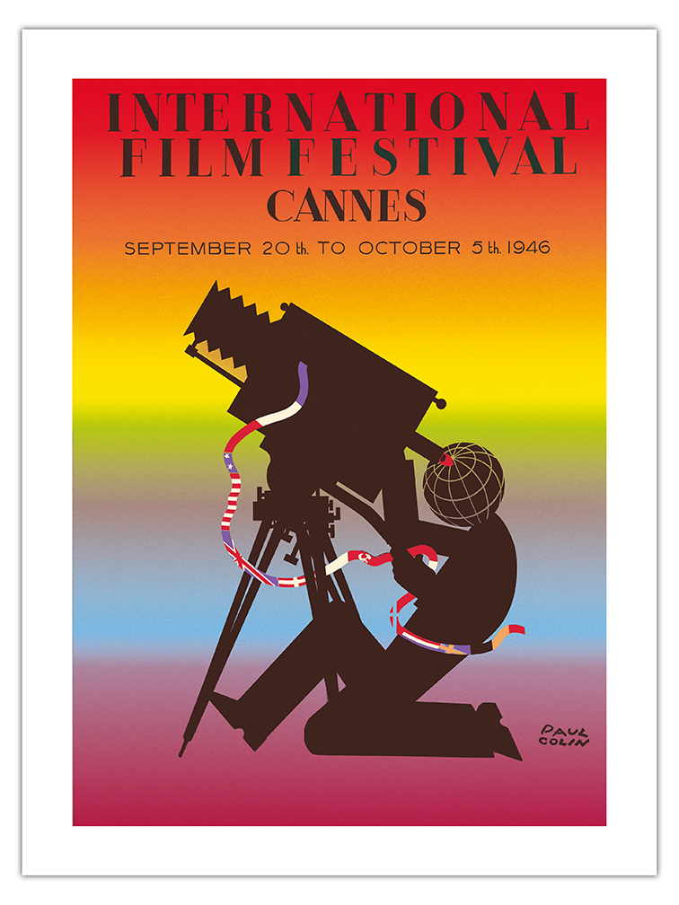 1946 International Film Festival of Cannes - Vintage Movie Poster by Paul Colin - Picture 6 of 25