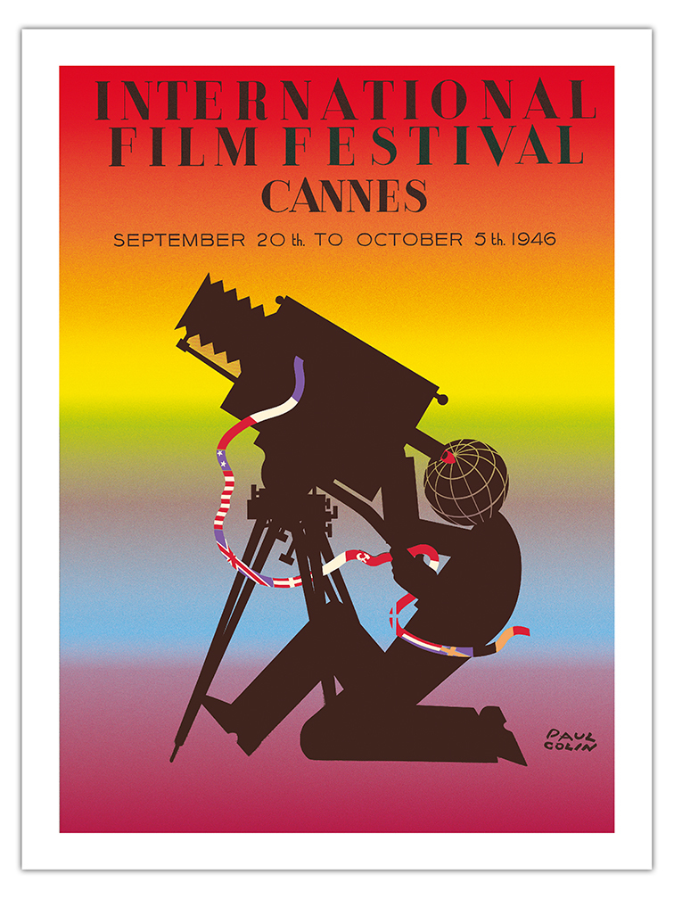 1946 International Film Festival of Cannes - Vintage Movie Poster by Paul Colin - Picture 7 of 25