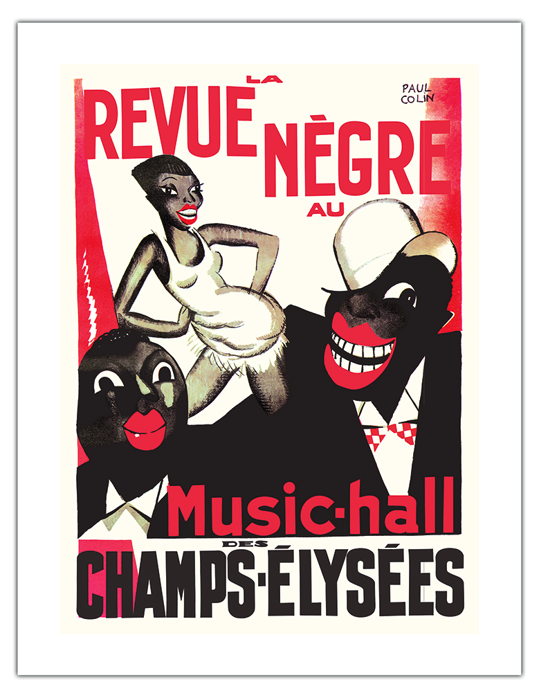 JLa Revue Negre - Champs-Elys�es Paris France - Vintage French Music Poster 1925 - Picture 13 of 25