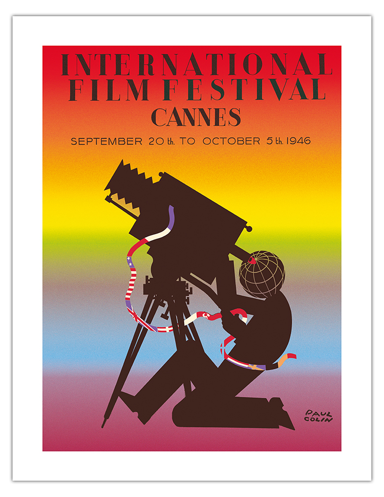 1946 International Film Festival of Cannes - Vintage Movie Poster by Paul Colin - Picture 13 of 25
