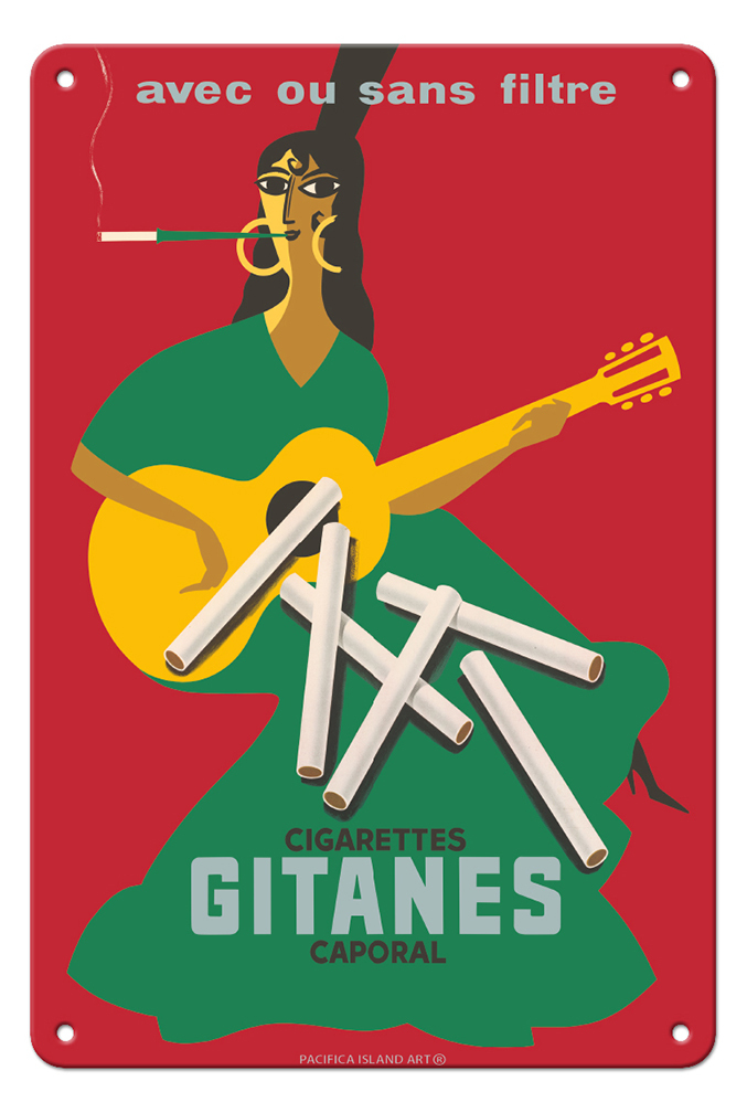 Gitanes Cigarettes - Vintage Advertising Poster by Pierre Fix-Masseau c.1920 - Picture 20 of 21