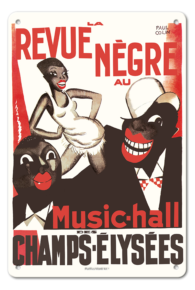 JLa Revue Negre - Champs-Elys�es Paris France - Vintage French Music Poster 1925 - Picture 24 of 25