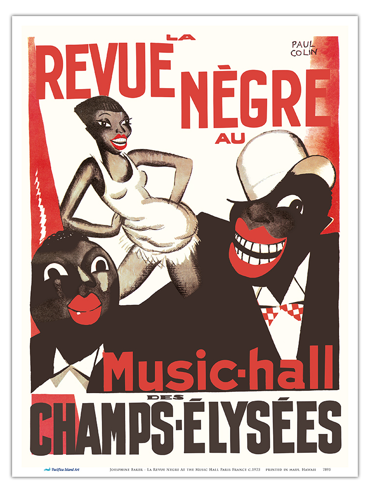 JLa Revue Negre - Champs-Elys�es Paris France - Vintage French Music Poster 1925 - Picture 16 of 25