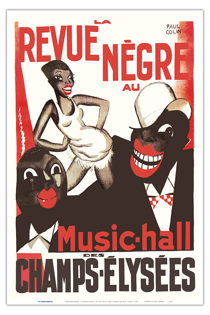 JLa Revue Negre - Champs-Elys�es Paris France - Vintage French Music Poster 1925 - Picture 17 of 25