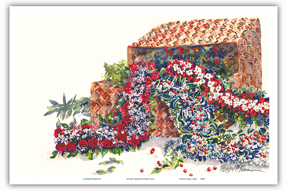 Holiday Treasures - Hawaiian Leis, Lauhala Baskets by Peggy Chun - Picture 17 of 25
