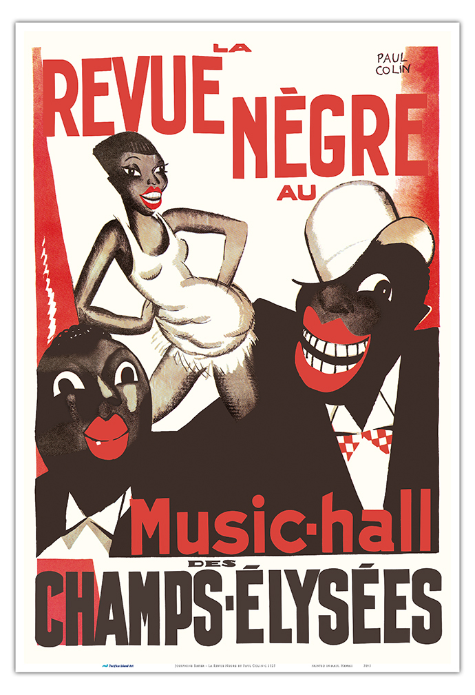 JLa Revue Negre - Champs-Elys�es Paris France - Vintage French Music Poster 1925 - Picture 18 of 25