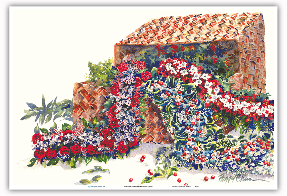 Holiday Treasures - Hawaiian Leis, Lauhala Baskets by Peggy Chun - Picture 18 of 25