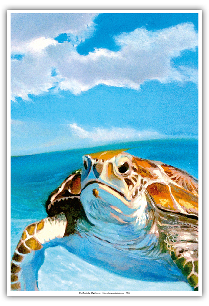 Honu, Hawaiian Sea Turtle by Wade Koniakowsky - Picture 18 of 25