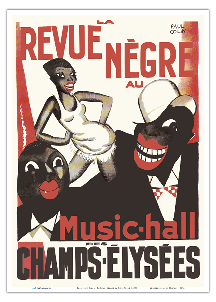 JLa Revue Negre - Champs-Elys�es Paris France - Vintage French Music Poster 1925 - Picture 19 of 25