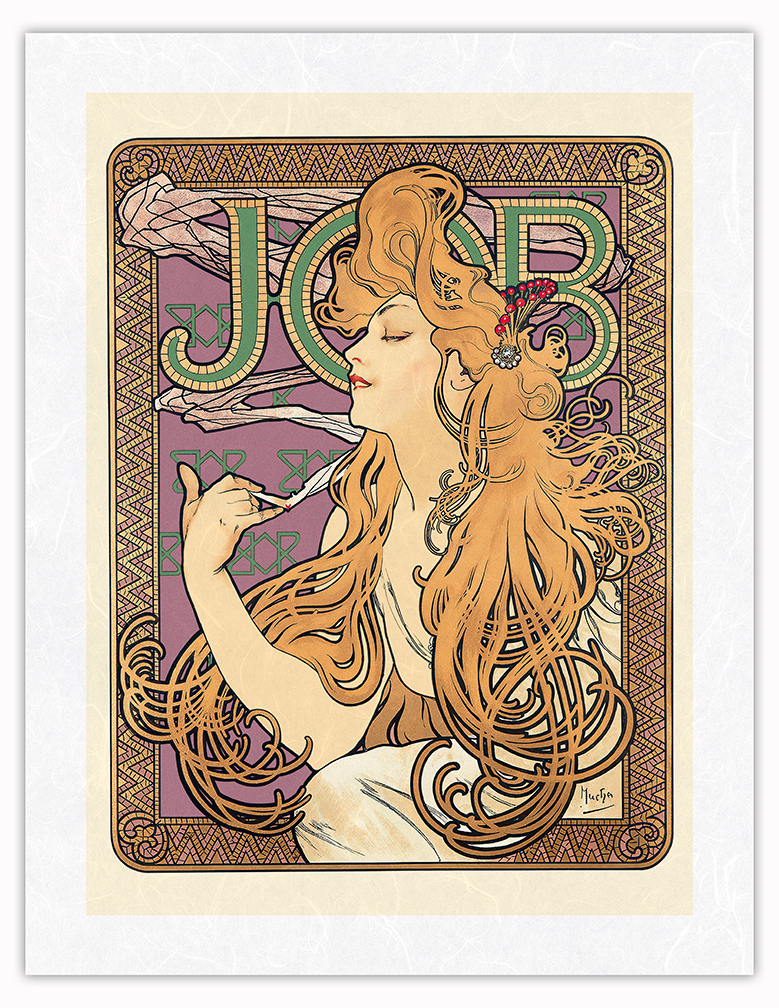 Alphonse Mucha JOB シルクスクリーン版画 Job (1896) by Alphonse Mucha | Master's Gaze