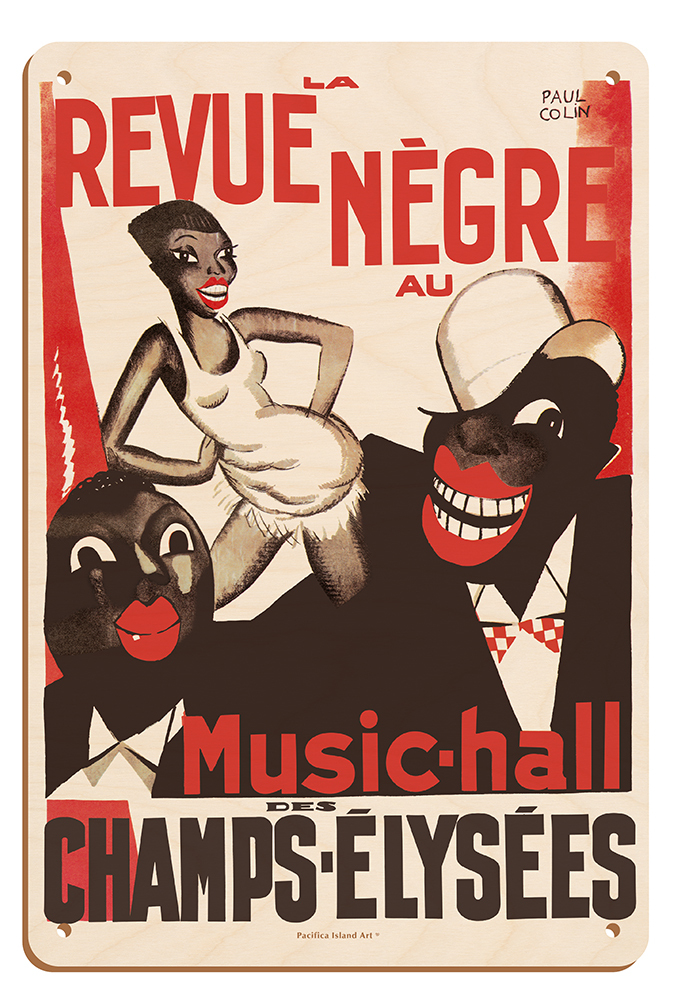 JLa Revue Negre - Champs-Elys�es Paris France - Vintage French Music Poster 1925 - Picture 25 of 25
