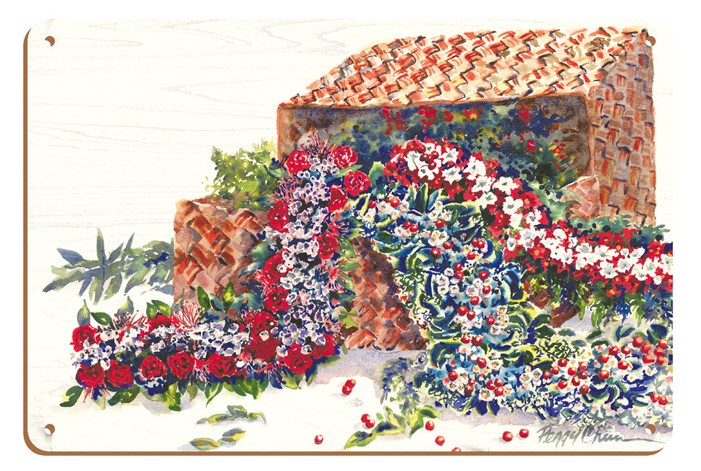 Holiday Treasures - Hawaiian Leis, Lauhala Baskets by Peggy Chun - Picture 25 of 25