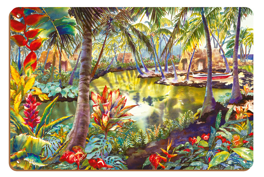 Lagoon Retreat - Hawaiian Hidden Lagoon by Peggy Chun - Picture 21 of 21